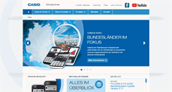 Desktop Screenshot of casio-schulrechner.de